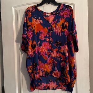 Vibrant‎ Multicolor Women's Top